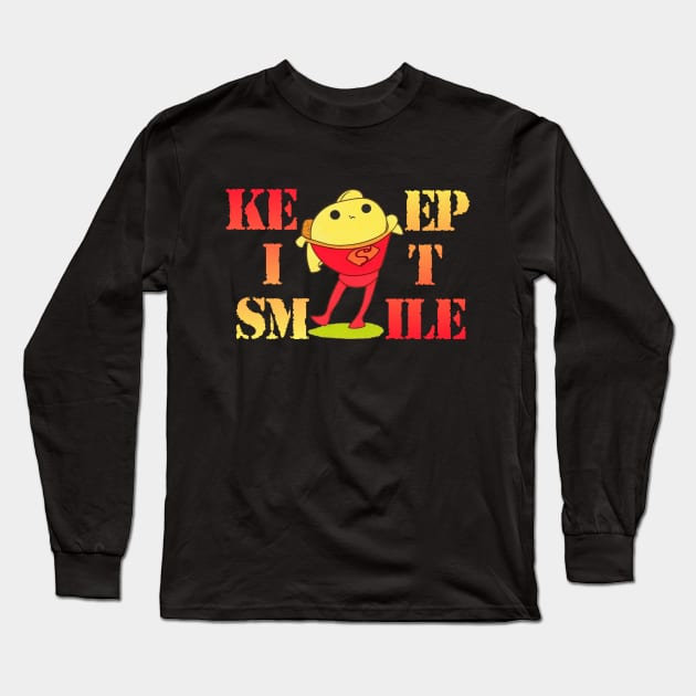 fun smile Long Sleeve T-Shirt by AOAOCreation